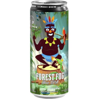 Пиво Mikki Brew Forest Fog, світле, нефільтроване, 6%, з/б, 0,33 л