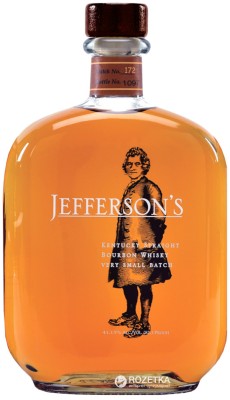 Бурбон Jefferson's Kentucky Straight Bourbon Whisky 0.7 л 41.2%