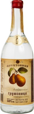 Напій міцний Фруктовиця «Грушовиця Українська» 0.5 л 40%