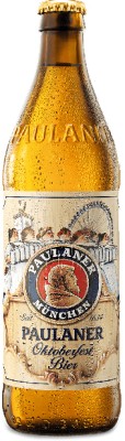 Упаковка пива Paulaner Oktoberfest світле фільтроване 6% 0.5 л x 20 шт