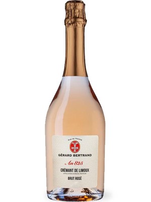 Ігристе вино Ерітаж Ан 825, Креман Розе / Heritage An 825, Cremant Rose, Gerard Bertrand, рожеве брют 0.75л