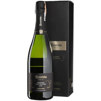 Вино ігристе Recaredo Terrers Brut Nature 2018, біле, брют натюр, в подарунковій упаковці, 0,75 л
