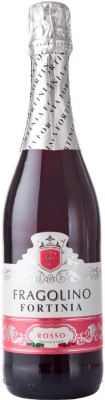 Напій на основі вина Фраголіно Fortinia Rosso червоне напівсолодке 0.75 л 7%