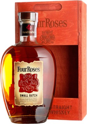 Бурбон Four Roses Small Batch 0.7 л 45% у дерев'яному пакованні