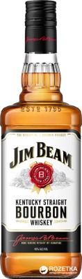 Віскі Jim Beam White 4 роки витримки 0.5 л 40%