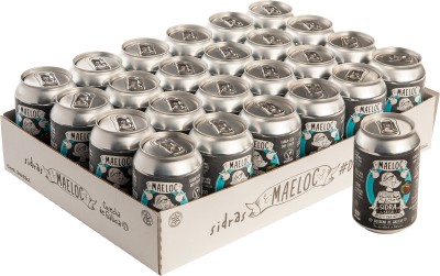 Упаковка сидру Maeloc Dry ігристий сухий 4.5% 0.33 л 24 шт.