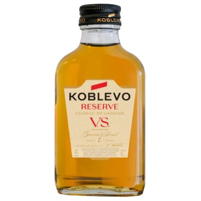 Коньяк України Koblevo Reserve 3 зірки, 40%, 0,1 л