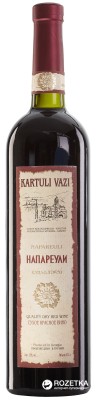 Вино Kartuli Vazi Напареулі червоне сухе 0.75 л 12%