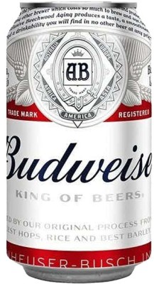 Пиво Budweiser світле відфільтроване 5% 0.33 л