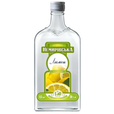 Настоянка Nemiroff Немирівська Лимон, 38%, 0,5 л