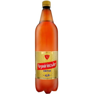 Пиво Чернігівське, світле, 4,5%, 1,15 л