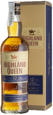 Віскі Highland Queen 12 років витримки 0.75 л 40%