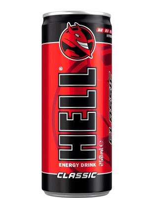 Енергетичний напій Хелл, Класік / Hell, Classic, 0.25л