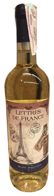 Вино Maison Bouey Lettres De France Blanc Moelleux 0.75 л біле напівсолодке 11%