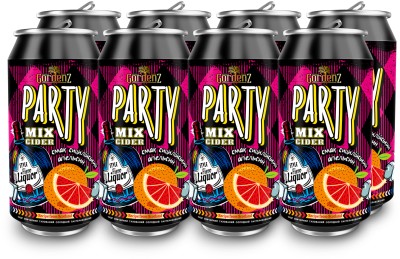 Сидр Gardenz Party Mix "Сицилійський апельсин" 5.4% 0.5 л х 8 шт