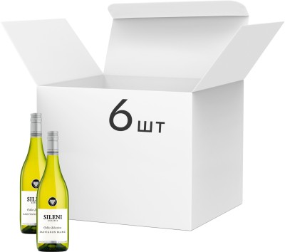 Упаковка вина Sileni Sauvignon Blanc біле сухе 12.5% 0.75 л х 6 шт.