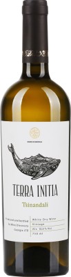 Вино Terra Initia Tsinandali біле сухе 0.75 л 13.5%