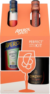 Аперитив Aperol Aperetivo 0.7 л 11% + Вино ігристе Cinzano To-Spritz біле сухе 0.75 л 11%