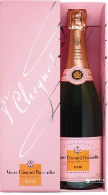 Шампанське Veuve Clicquot Ponsandin Rose рожеве брют 0.75 л 12% в подарунковій упаковці