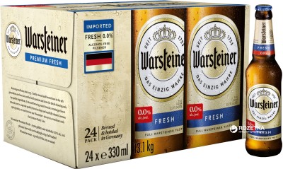 Упаковка пива Warsteiner Premium Fresh Безалкогольне 0.33 л х 24 шт