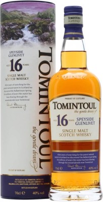 Віскі Tomintoul Single Malt витримка 16 років 0.7 л 40%