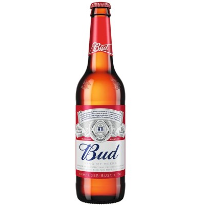 Пиво Bud, світле, 5%, 0,5 л