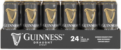 Упаковка пива Guinness Draught темне фільтроване 4.1% 0.44 л x 24 шт