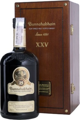 Віскі Bunnahabhain 25 y.o. 0.7 л 46.3% в дерев'яному подарунковому пакованні