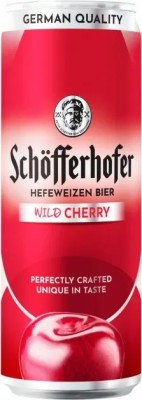 Пиво Schofferhofer Wild Cherry світле нефільтроване з соком, 2.5%, з/б, 0.33 л