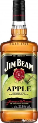 Лікер Jim Beam Apple 4 роки витримки 1 л 32.5%