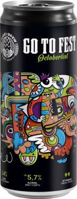 Пиво MIKKI BREW "Go to Fest" світле нефільтроване 5.7% 0.33 л