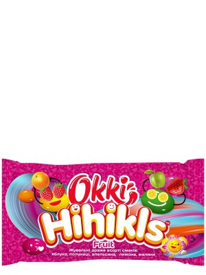 Жувальне драже Fruit, Okki Hihikls, 25г