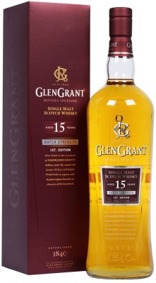 Віскі Glen Grant 15 років витримки 1 л 50% у подарунковій упаковці