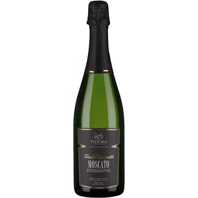 Ігристе вино Fidora Moscato Demi Sec Organic, біле, напівсухе, 0,75 л