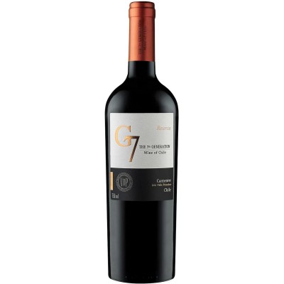 Вино G7 Reserva Carmenere, червоне, сухе, 13,5%, 0,75 л