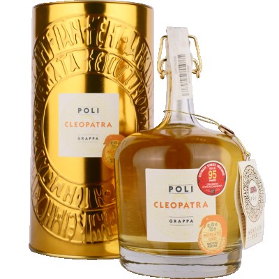 Граппа Poli Grappa Cleopatra Moscato Oro, 40%, 0,7 л