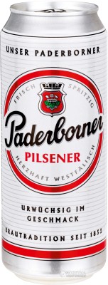 Пиво Paderborner Pilsner світле фільтроване 4.8% 0.5 л