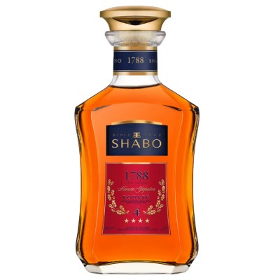 Коньяк України Shabo 1788, 4 зірки, 40%, 0,375 л