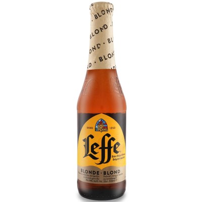 Пиво Leffe Blonde, світле, фільтроване, 6,6%, 0,33 л