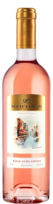 Вино Solo Corso рожеве напівсолодке 0.75 л 11%