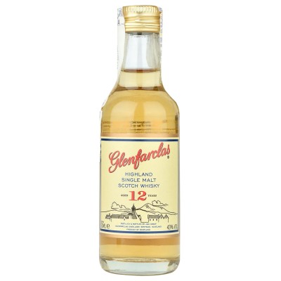 Віскі Glenfarclas Single Malt Scotch Whisky 12 yo, 43%, 0,05 л