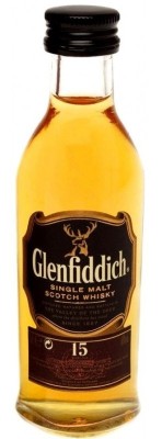 Віскі Glenfiddich 15 років витримки 0.05 л 40%