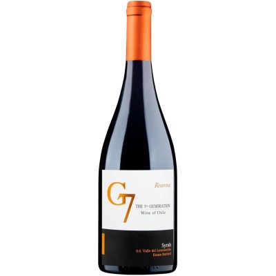 Вино G7 Reserva Syrah, червоне, сухе, 14,5%, 0,75 л