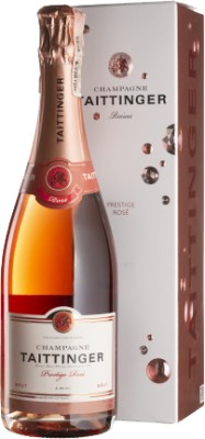 Шампанське Taittinger Prestige Rose рожеве брют 0.75 л 12.5% в подарунковій упаковці