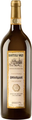 Вино Kartuli Vazi Цинандалі біле сухе 1.5 л 12%