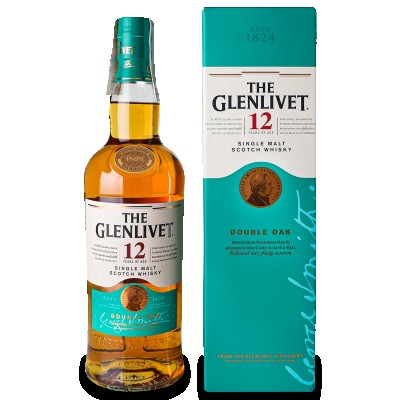 Віскі The Glenlivet 12 yo, в подарунковій упаковці, 40%, 0,7 л