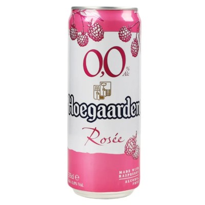 Пиво безалкогольне Hoegaarden Rosee, світле, 0,05%, 0,33 л