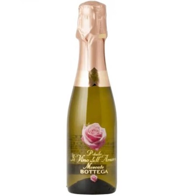Вино ігристе Bottega Petalo Il Vino Amore Moscato, 6,5%, 0,2 л