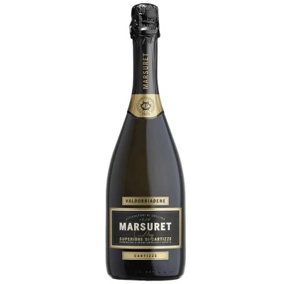 Ігристе вино Marsuret Cartizze Valdobbiadene Prosecco Superiore DOCG Dry, біле, сухе, 0,75 л