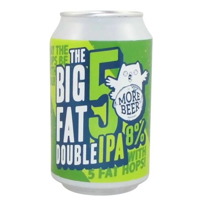 Пиво Uiltje Big fat 5, світле, 8%, з/б, 0,33 л